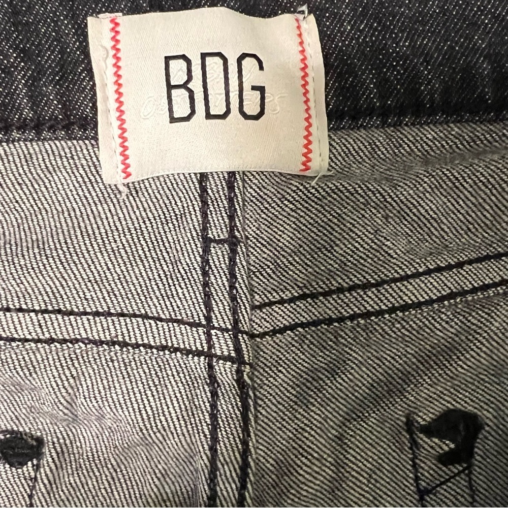 BDG Urban Outfitters Straight Column Wide-Leg Joey Jeans Denim EUC 30 #2468 - Picture 4 of 9